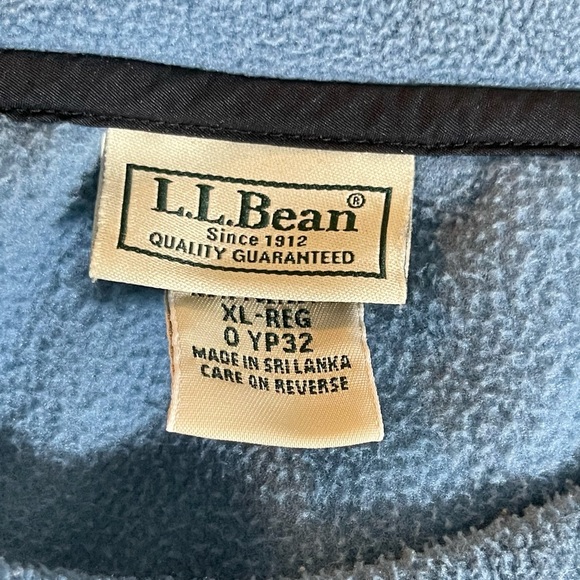 LL Bean Mens Fleece Pullover Shirt - Picture 10 of 10